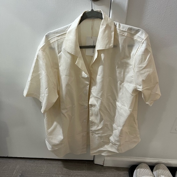 Martino Milano Vincenzo Short Sleeve Linen Shirt - Picture 2 of 4